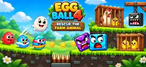 Egg Ball 4 – Red Ball Hero screenshot 1