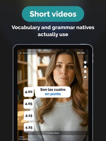 FluentJoy: Learn Spanish iPad screenshot