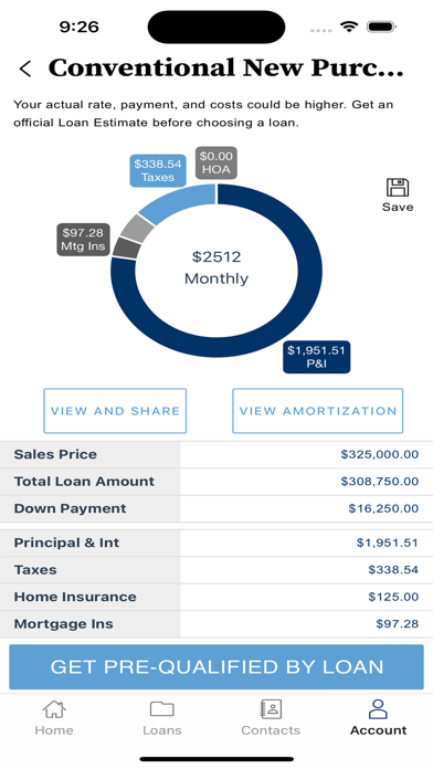 Presidential Bank Mortgage Screenshot