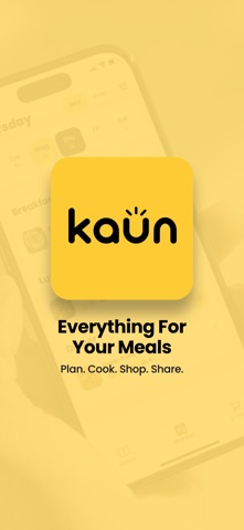 Kaun: Meal Planner screenshot