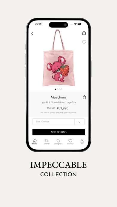 Darveys Luxury Shopping Screenshot