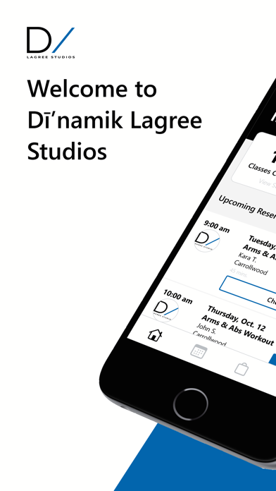Dī' namik Lagree Studios iPhone screenshot 1 - Health & Fitness app