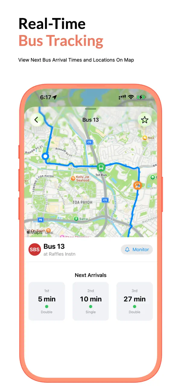 Screenshot #3 pour SG Buses: Timing & Routes