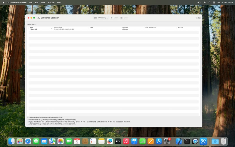 XC Simulator Scanner screenshot