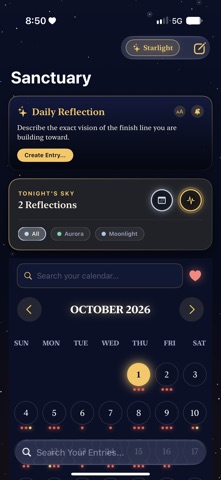 Starlight Journaling Screenshot 1 of 3