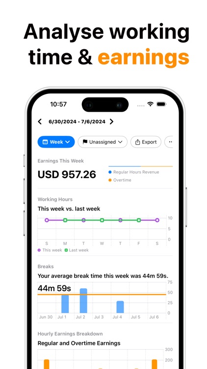 Clock in and out Hours-Tracker