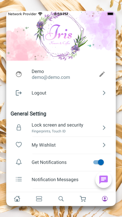 Iris Flowers & Gifts Screenshot