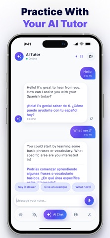 LinguaAI — AI Language Tutor Screenshot 4 of 7