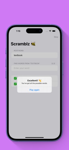 Scramblz screenshot