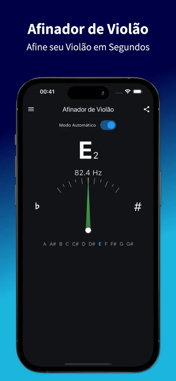Screenshot #1 pour Afinador Violão