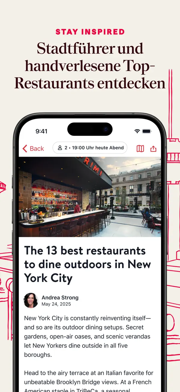 OpenTable iPhone App Screenshot 9 – Essen und Trinken