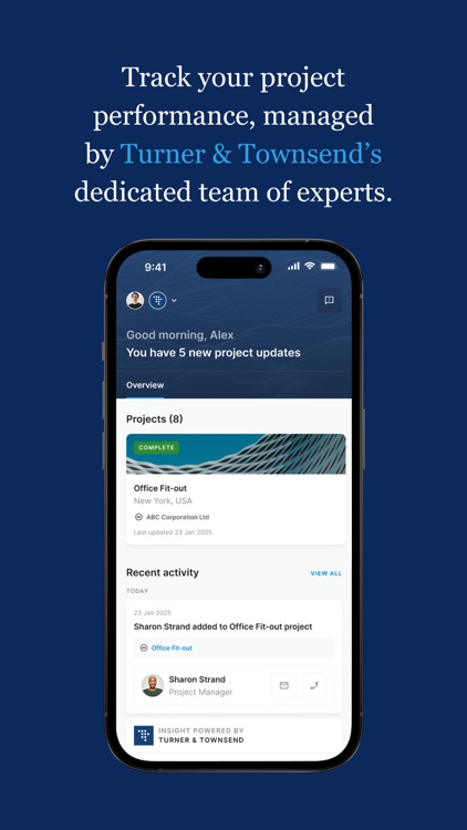 Turner & Townsend Hive Portal