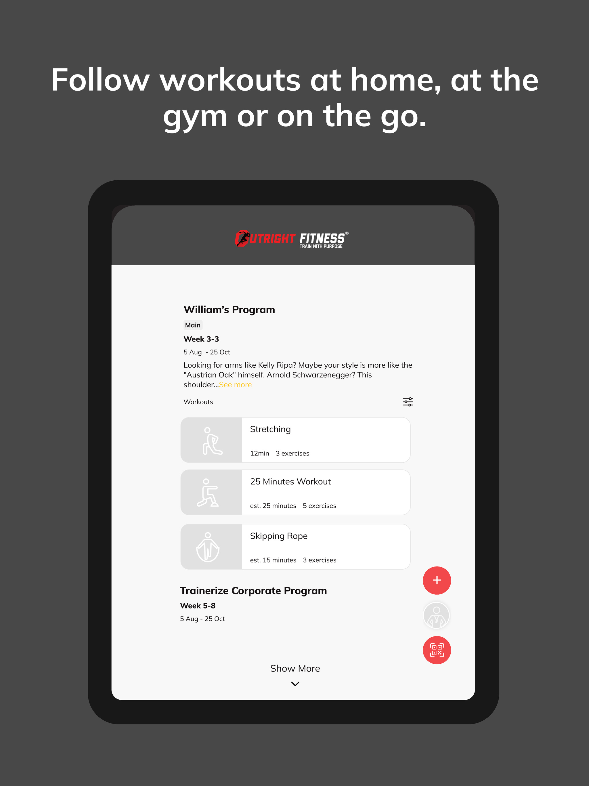 Outright Fitness screenshot 11