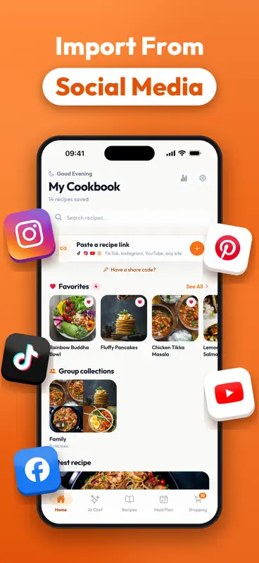 Recipe Keeper & Planner: Fooma screenshot 1 of 5