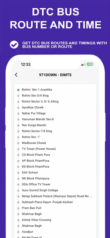 Delhi Metro Route Map and Fare screenshot 9 of 10