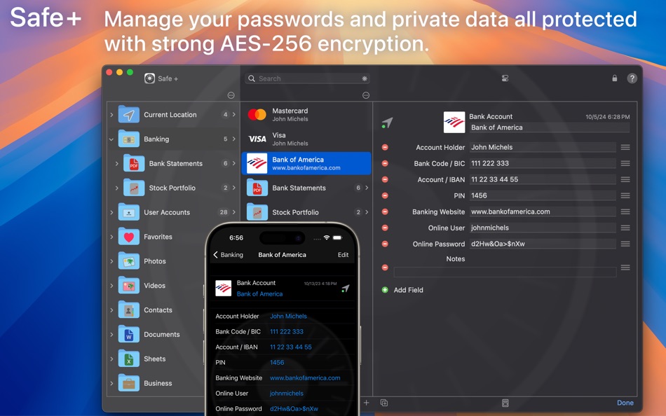 #1. Safe + Password Manager (macOS) 由: edv & medien GmbH