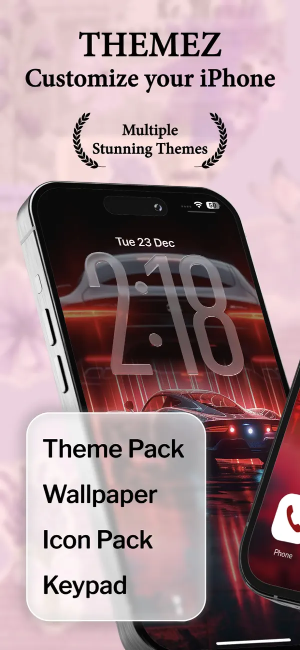 #1. Themez: Lock Screen 26 Themes (iOS) โดย: Arpana Singh