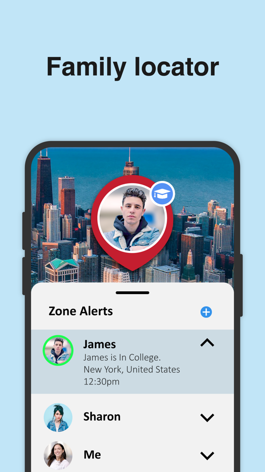 #5. Phone Tracker: Family Locator (iOS) Ved: Qubitium Tech Solutions FZ-LLC