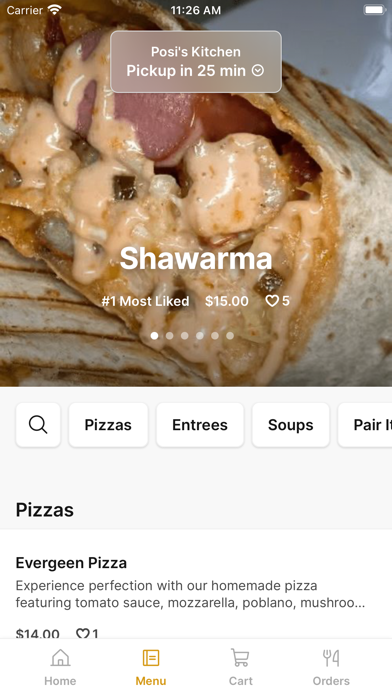 Posi's Kitchen iPhone screenshot 2 - Food & Drink app
