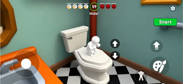 Paint Hide And Seek Camo Guys iPhone screenshot 3