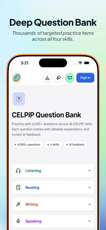 CELTESTPIP – CELPIP Prep Tool screenshot 8 of 8