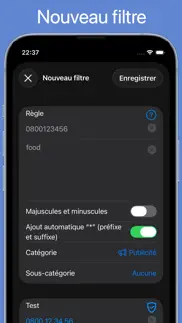 sms filterpro iPhone Captures Décran 3