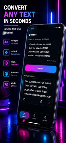 Text Case Converter Pro iPhone screenshot