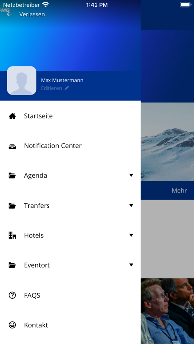 KPMG Events Screenshot