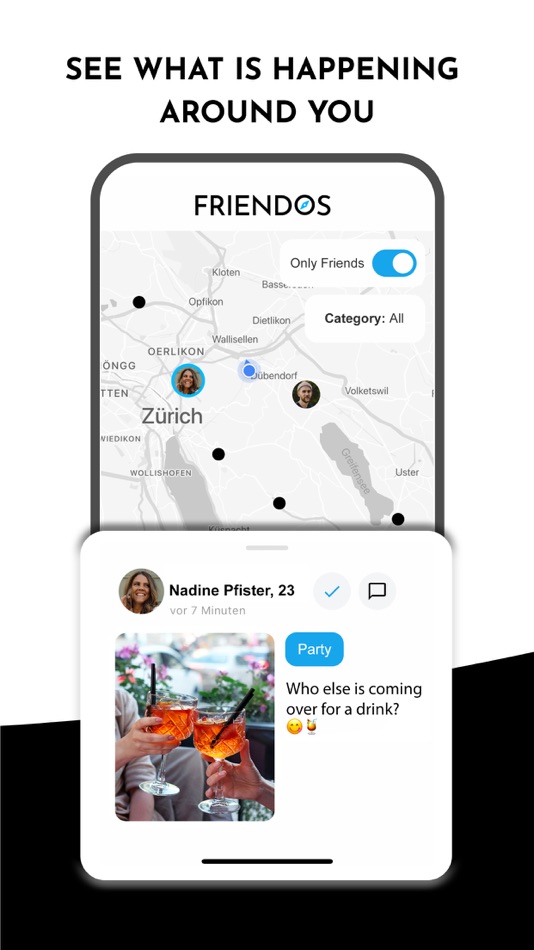 #2. Friendos - Only local posts (iOS) By: SL innovations GmbH