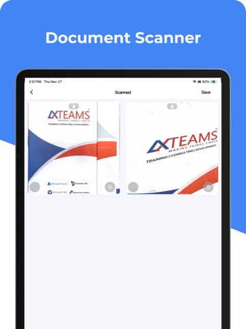 Esign Cam X Scanner PDF Editor iPad screenshot