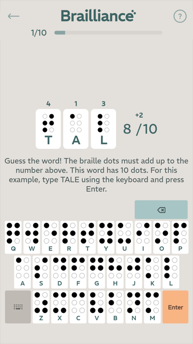 Brailliance - Learn Braille Screenshot