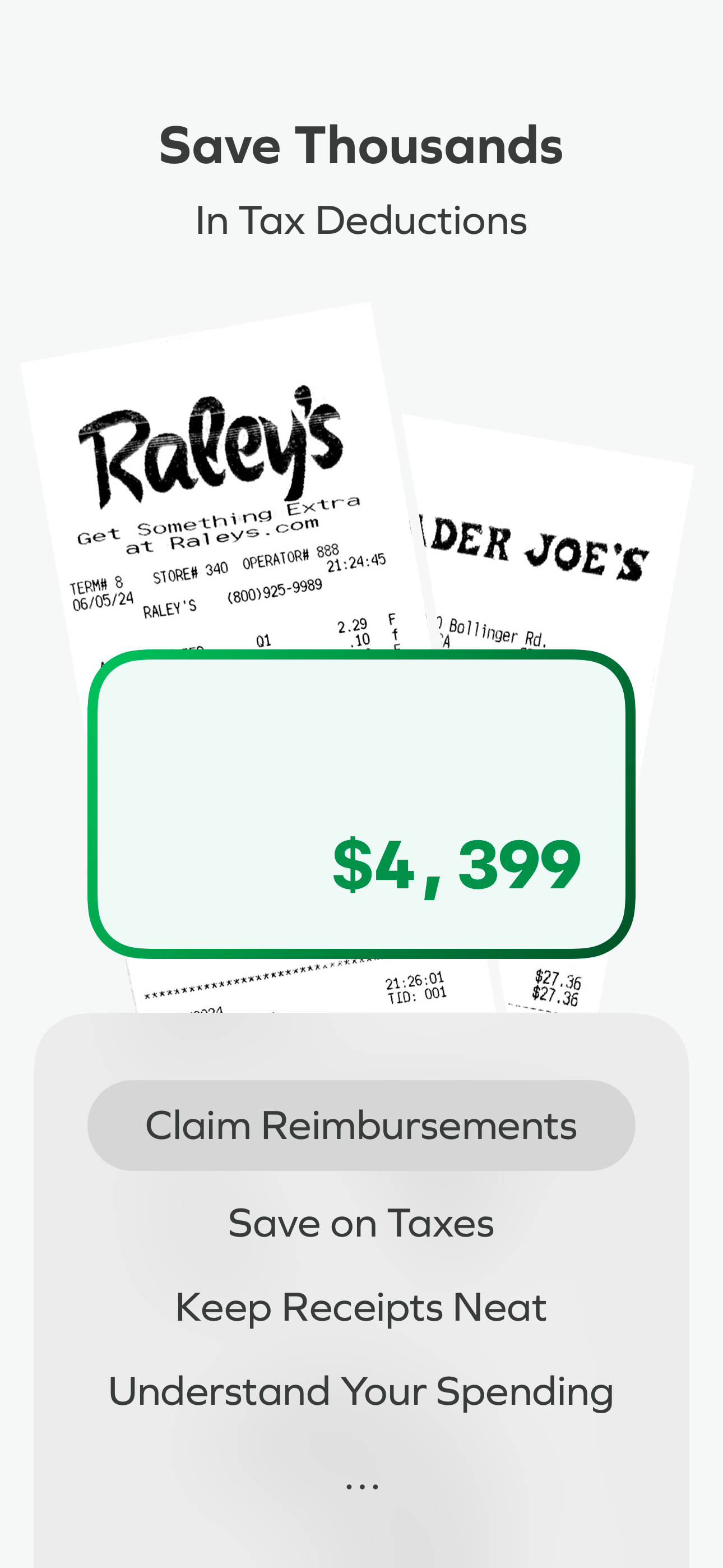 AI Receipt Scanner: SimExpense