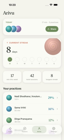 Pranayama: Everyday Breathwork Screenshot 4 of 9