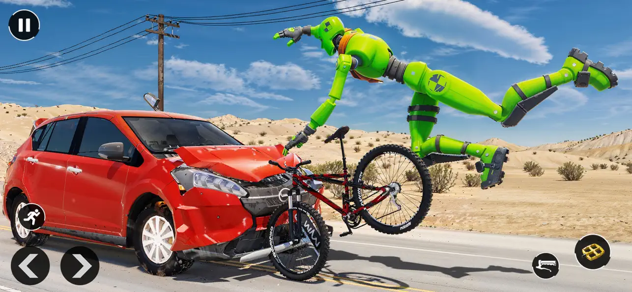 Screenshot #1 pour Ragdoll Break:BMX Vélo Crash