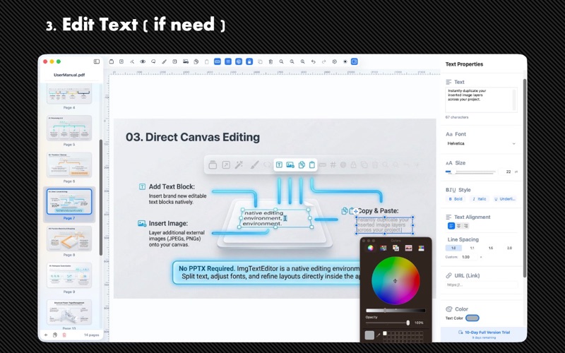Image Text Editor - NotebookLM screenshot