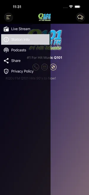 Q 101 KQDJ screenshot 4