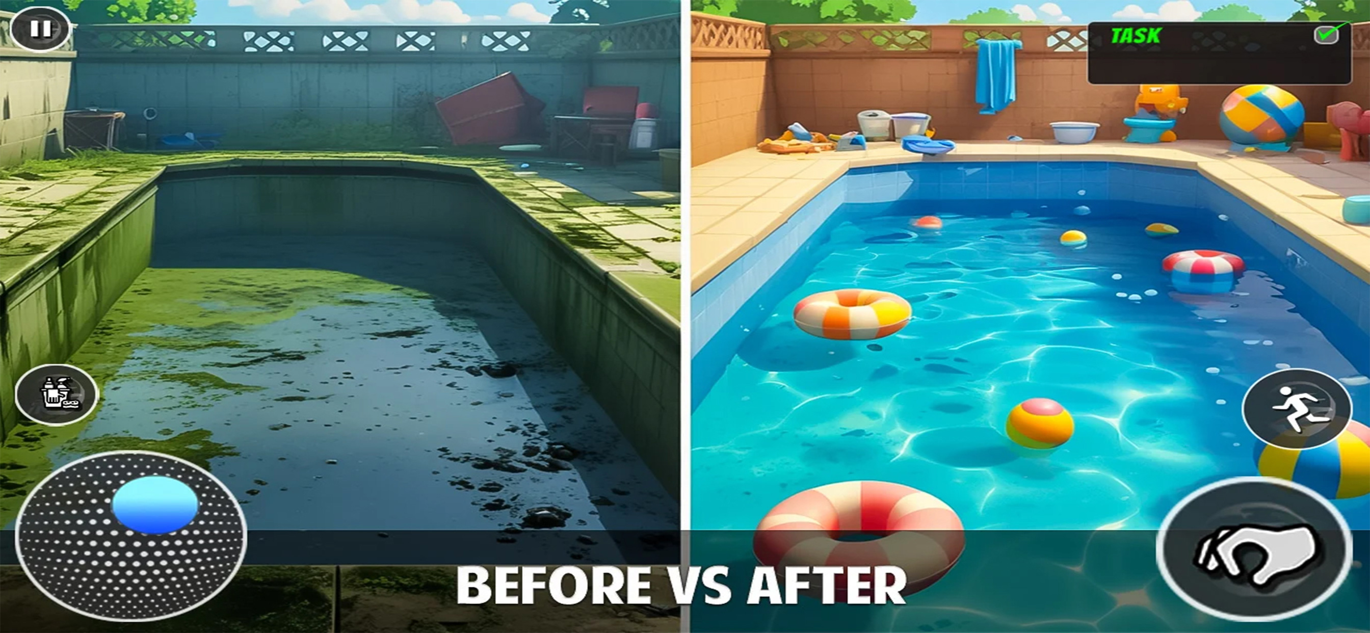 Pool Cleaning Simulator 3D screenshot 3