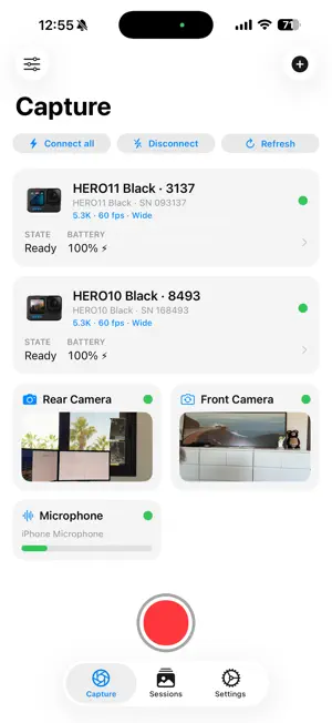 Multiple GoPros Remote screenshot 1