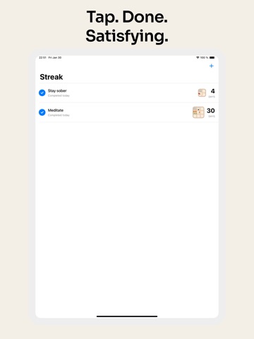 Bento - Habit Streak Widget iPad screenshot