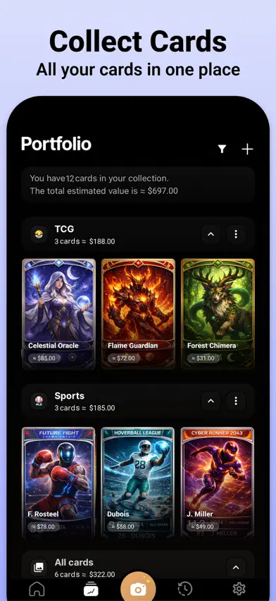 iMint TCG, Sports Card Scanner screenshot 3