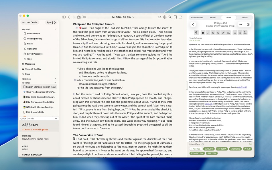 #9. Bible Study (macOS) 게시자: Gospel Technologies LLC