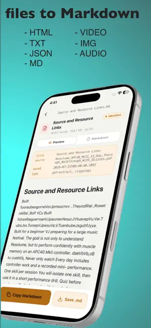 Anything to Markdown Converter screenshot 2