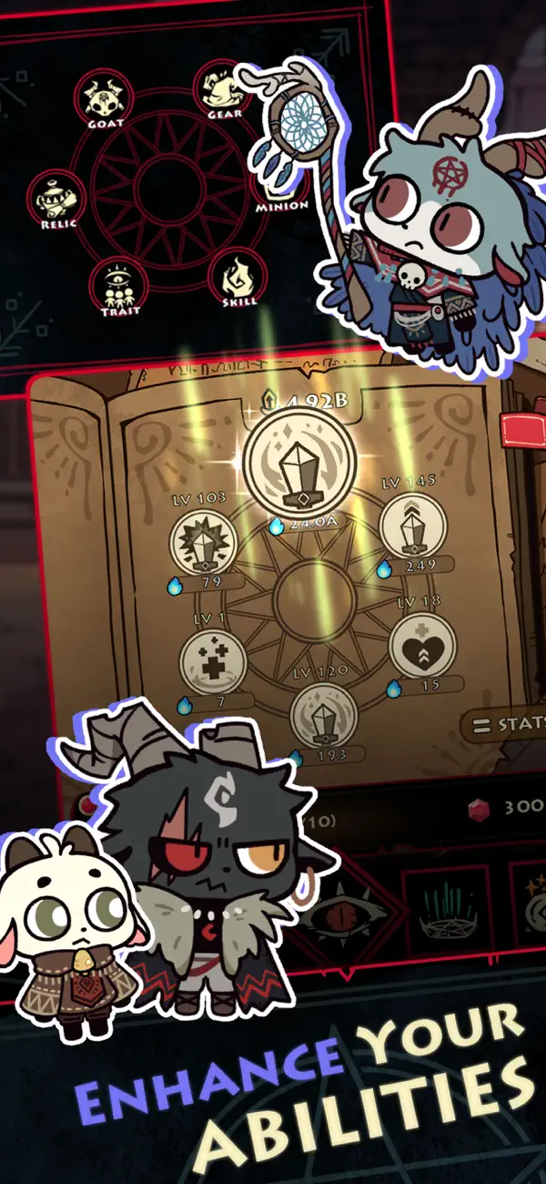 Idle Goat Summoner iOS Mod IPA screenshot 3 - iOS game interface