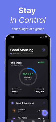 Weekly Budget Wallet Screenshot 1 of 5