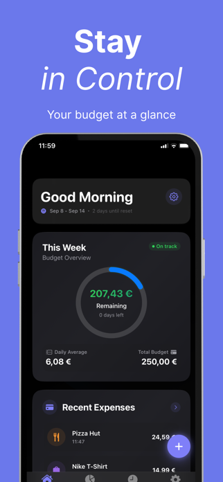 Weekly Budget Wallet Screenshot 1 of 5
