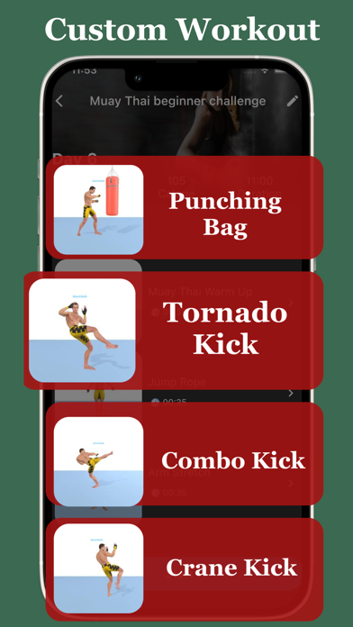 Muay Thai Fitness Workout Screenshot