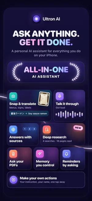 Ultron AI: Chatbot & Assistant screenshot 1