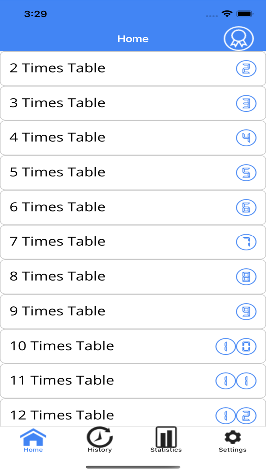 #2. Multiplication Tables. (iOS) 由: 3MB Solutions, Inc