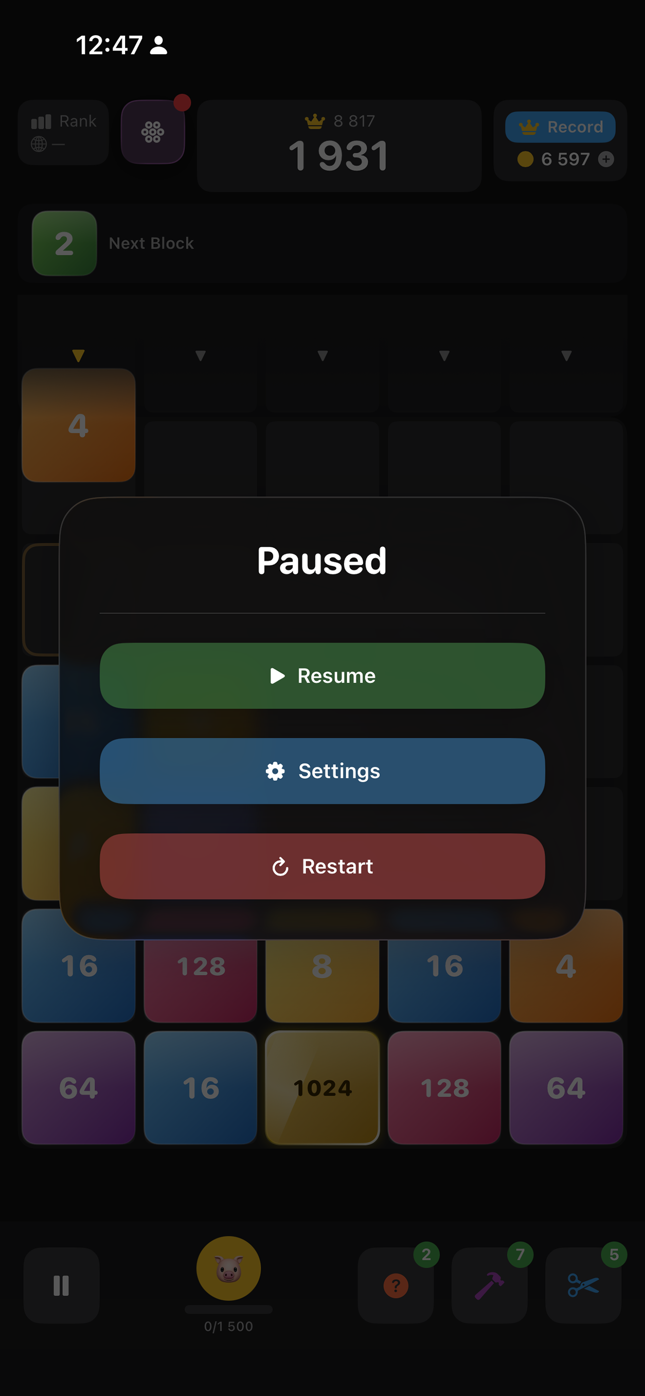 Block Merge 2048: Lanes screenshot 4