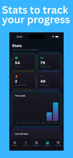 Pushly : Push Up Tracker screenshot 1